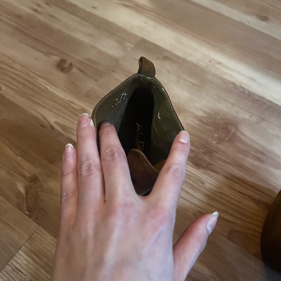 Camel Suede high-heeled bootie | 8 | Aldo - Picture 6 of 7